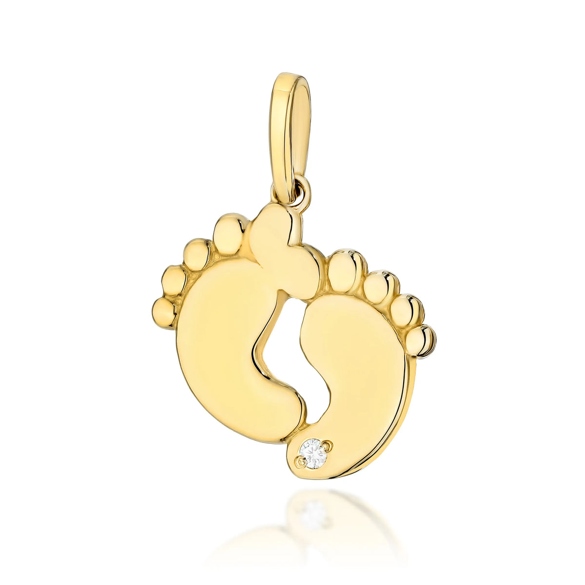 zlatý přívěsek s diamanty 0,005 ct z0033-diw-01