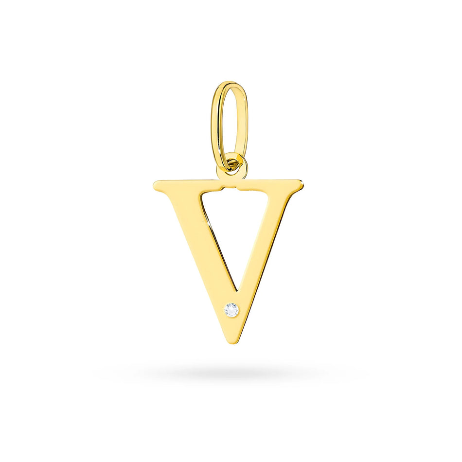 zlatý přívěsek s diamanty 0,005 ct z0069 diw 01 26