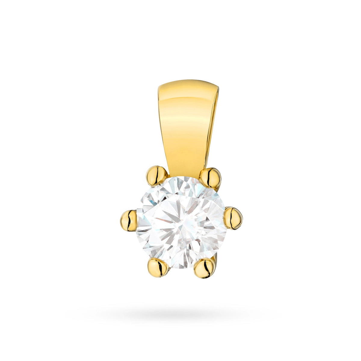 zlatý přívěsek s laboratorně vytvořeným diamantem 0,30 ct z0222-ldw-03