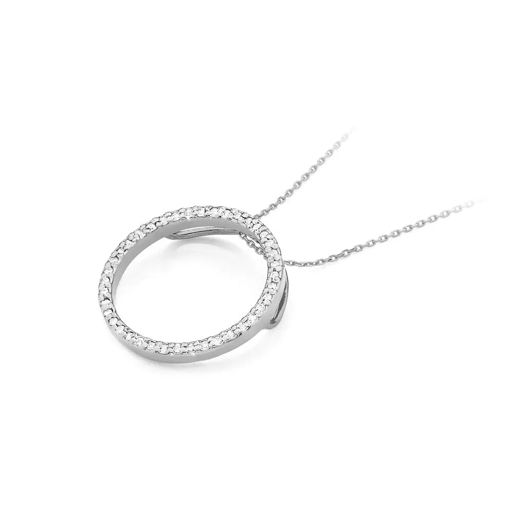 zlatý přívěsek s diamanty 0,20 ct z0442-diw-01