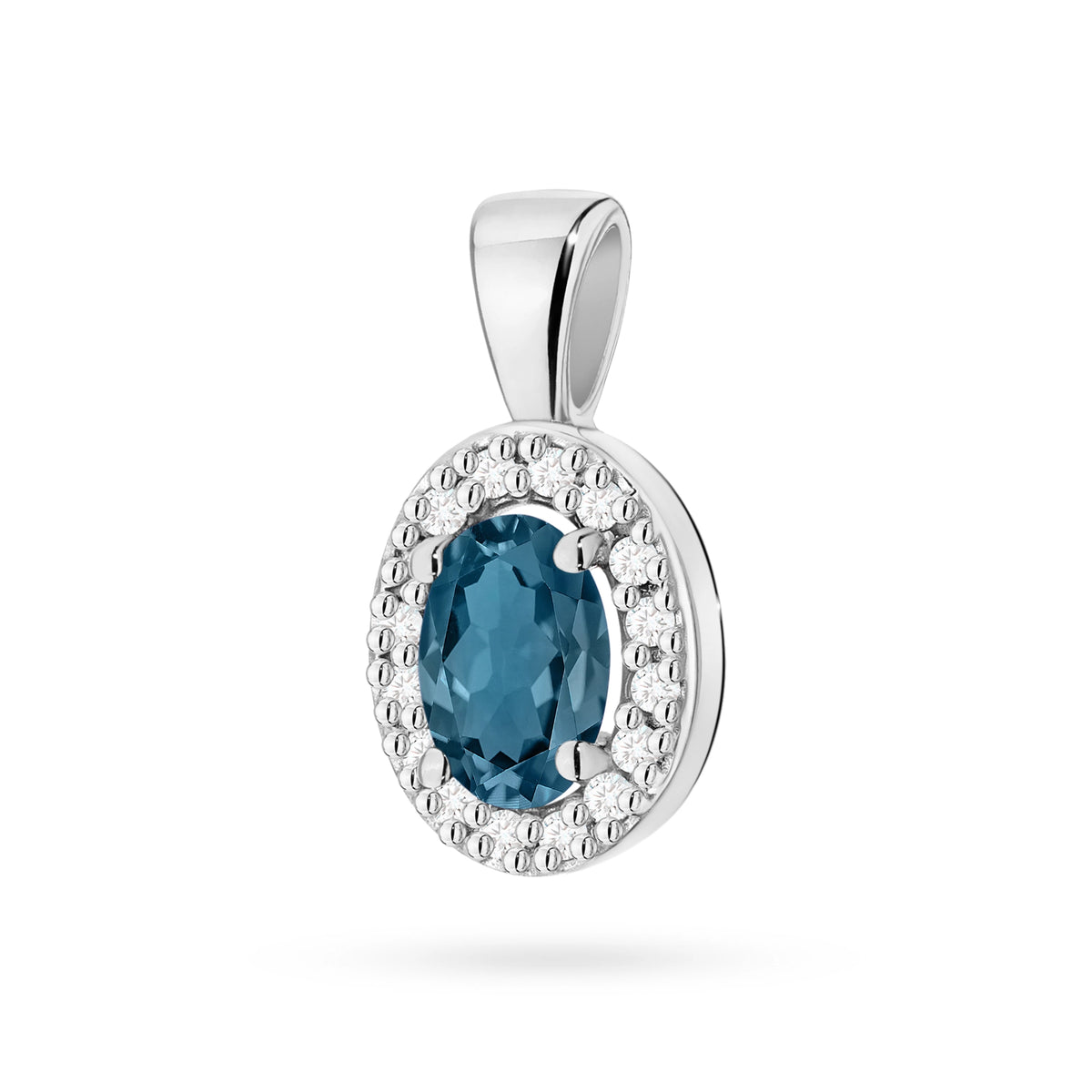 zlatý přívěsek s 0,50ct topazem london blue a 0,08ct diamanty z0574-tol-01