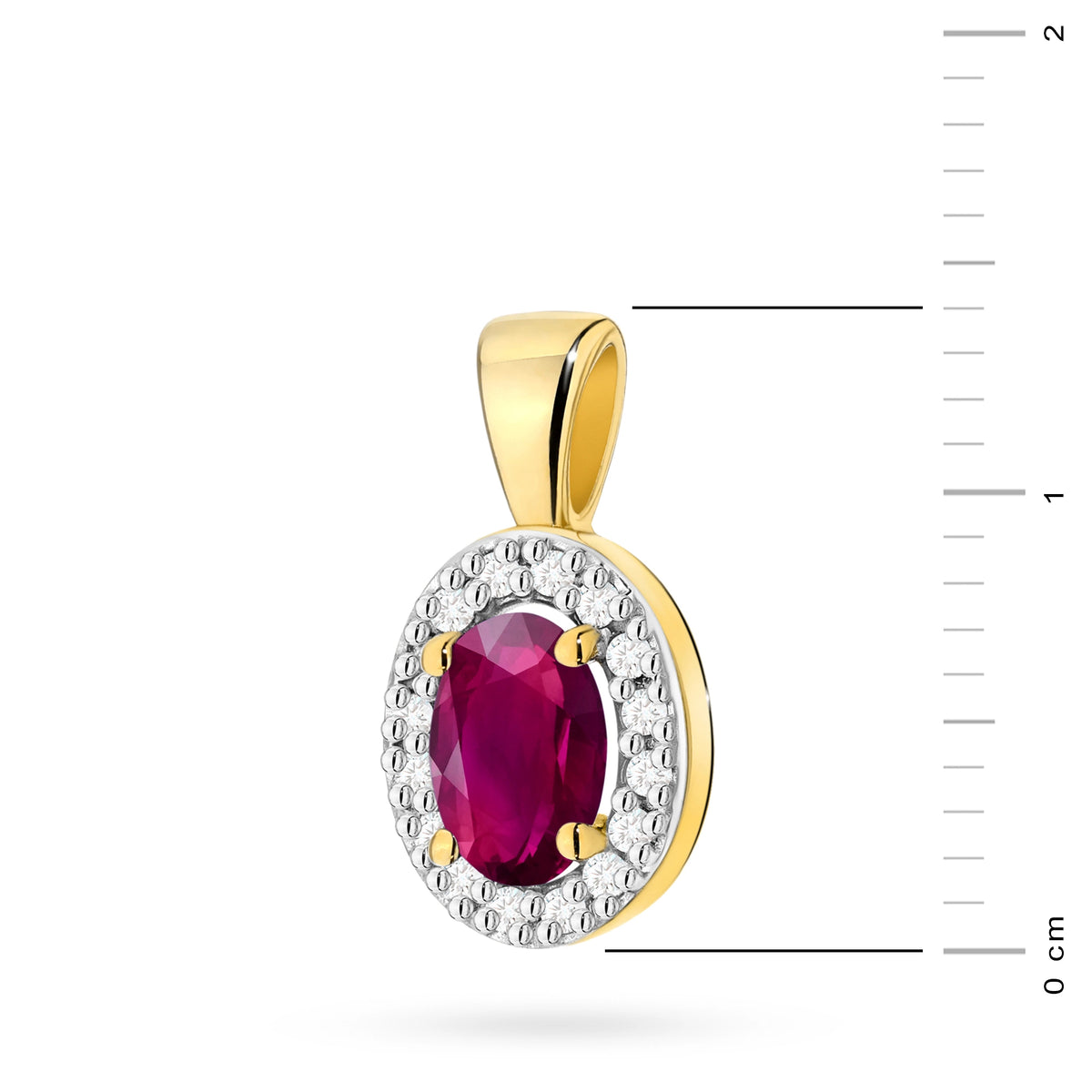 zlatý přívěsek s 0,50ct rodolitem a 0,08ct diamanty z0574-rhr-01