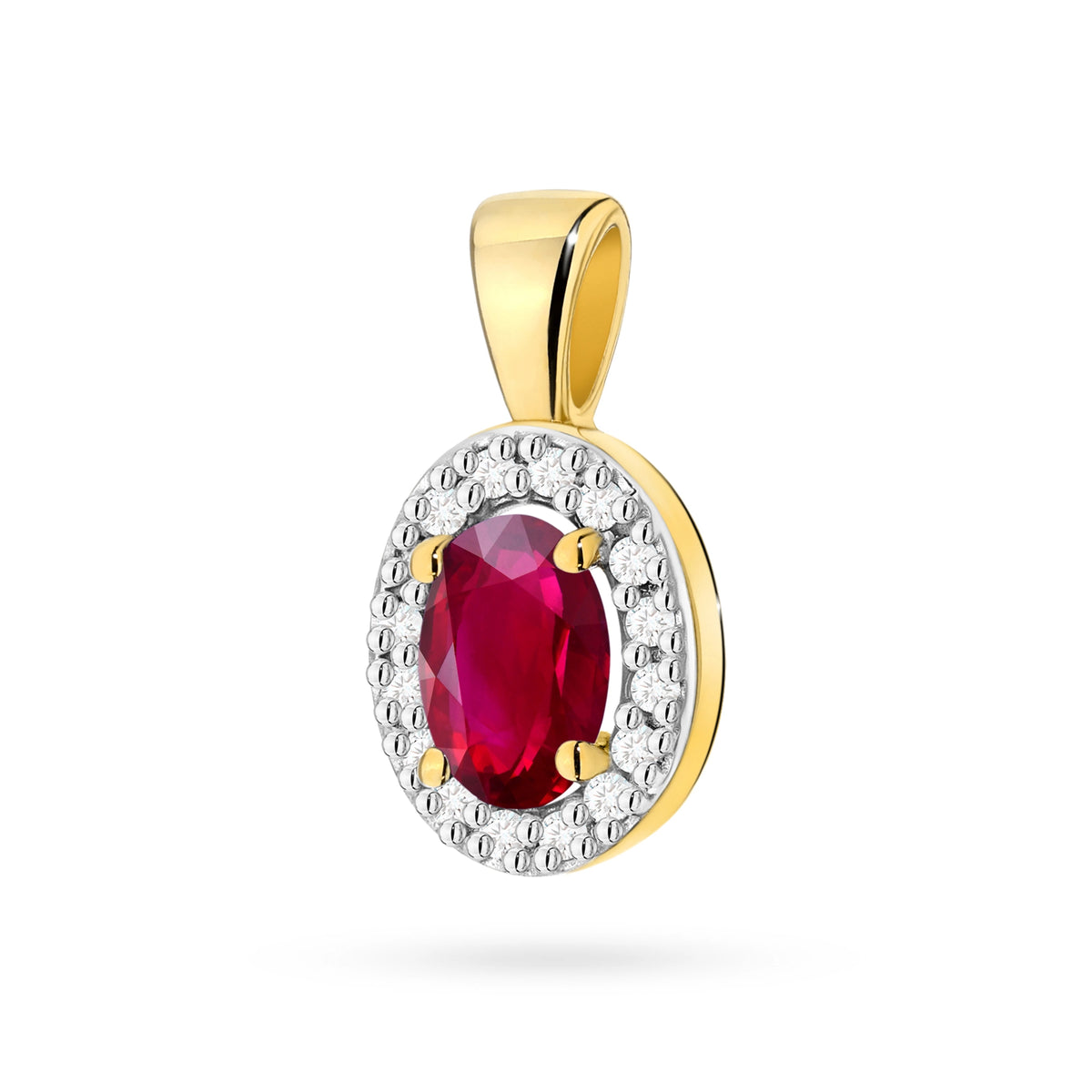 zlatý přívěsek s 0,60ct rubínem a 0,08ct diamanty z0574-rur-01