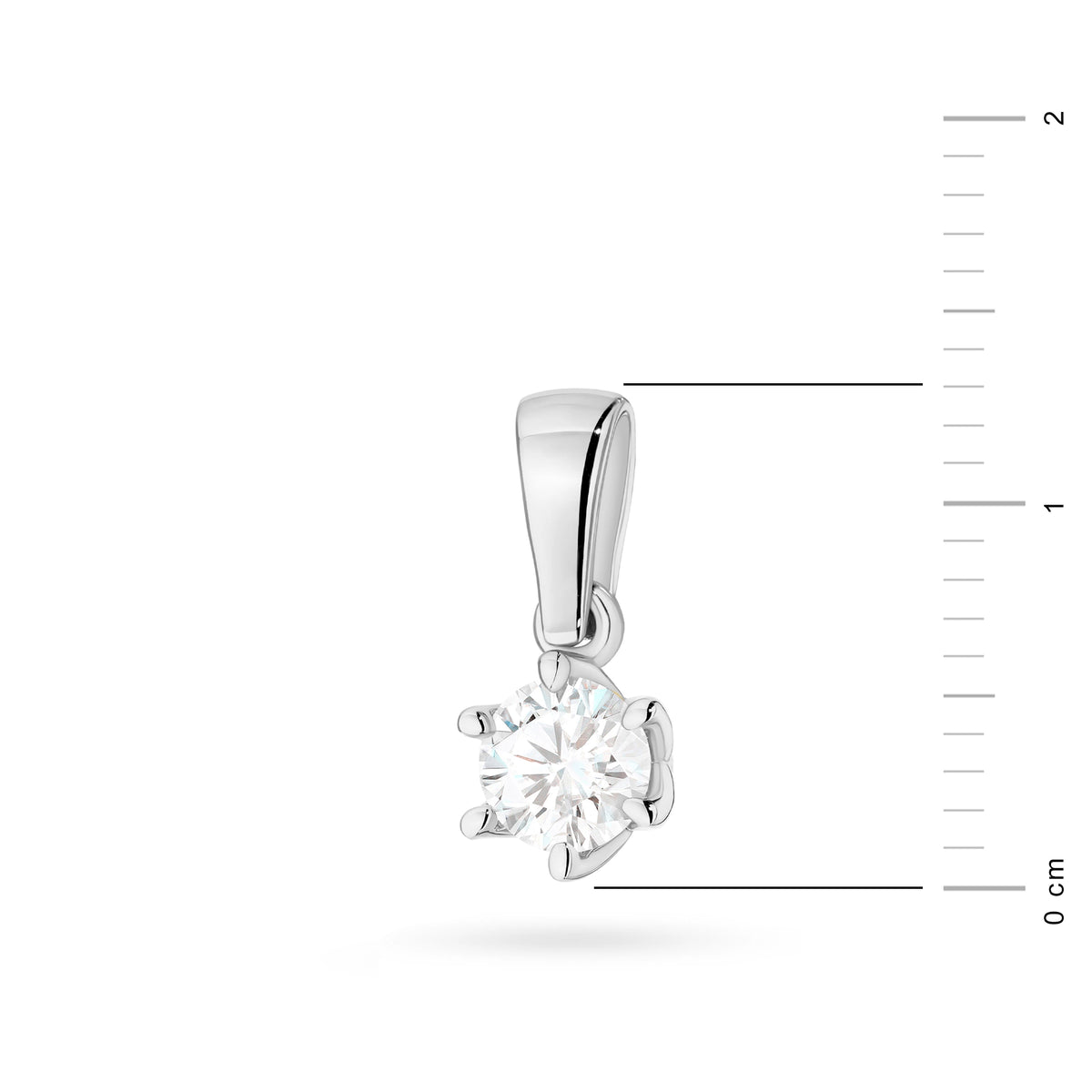 zlatý přívěsek s laboratorně vytvořeným diamantem 0,40 ct z0575-ldw-02