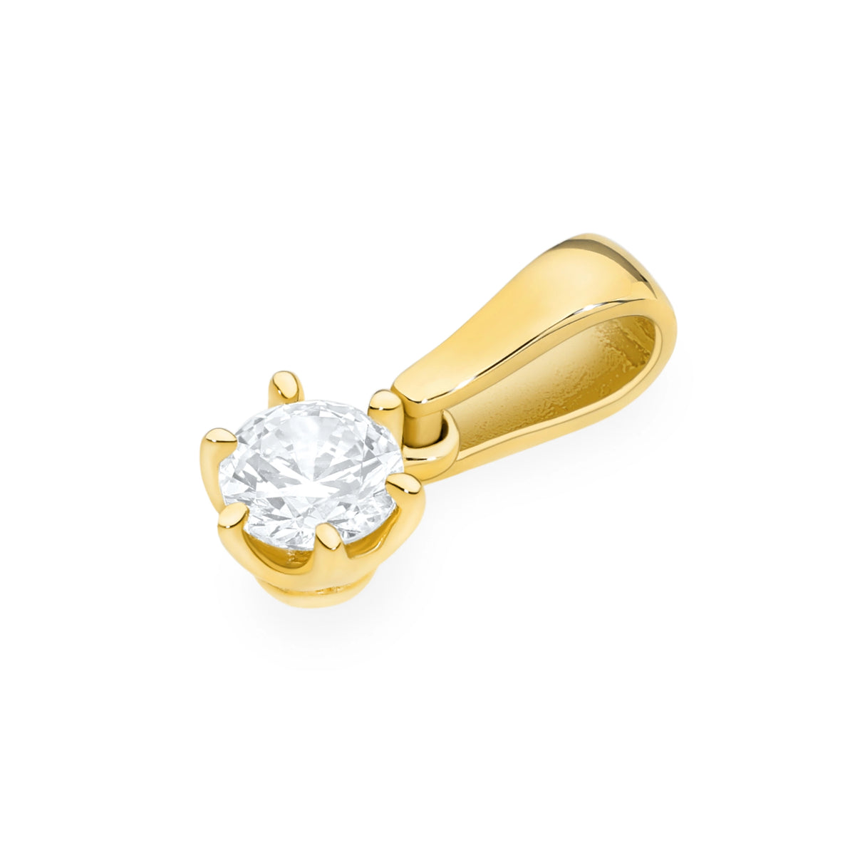 zlatý přívěsek s diamantem 0,30 ct z0575-diw-01