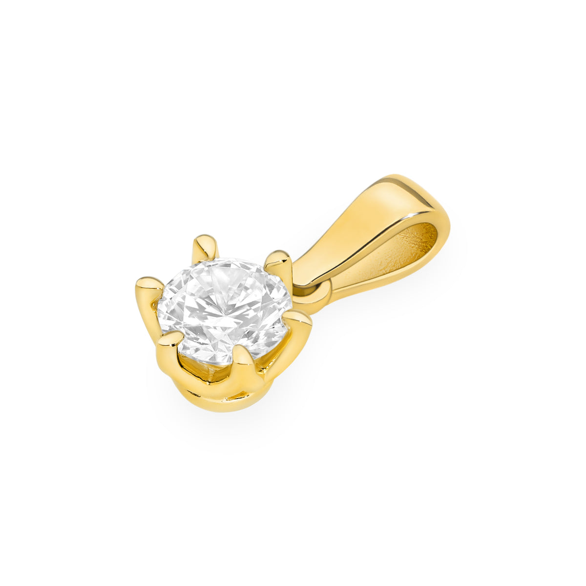 zlatý přívěsek s diamantem 0,40 ct z0575-diw-02
