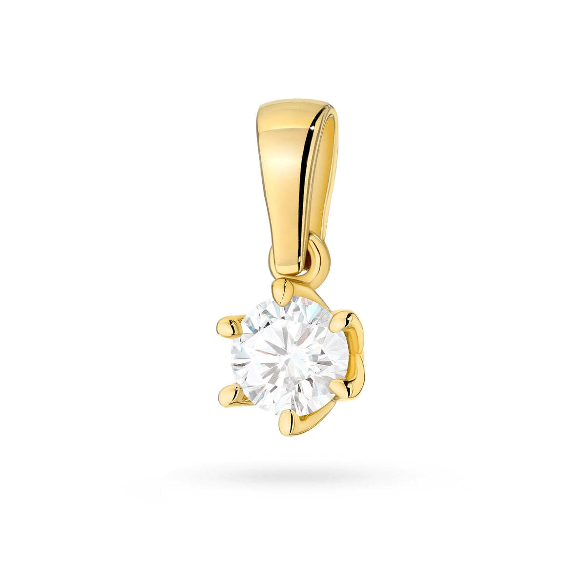 zlatý přívěsek s laboratorně vytvořeným diamantem 0,40 ct z0575-ldw-02