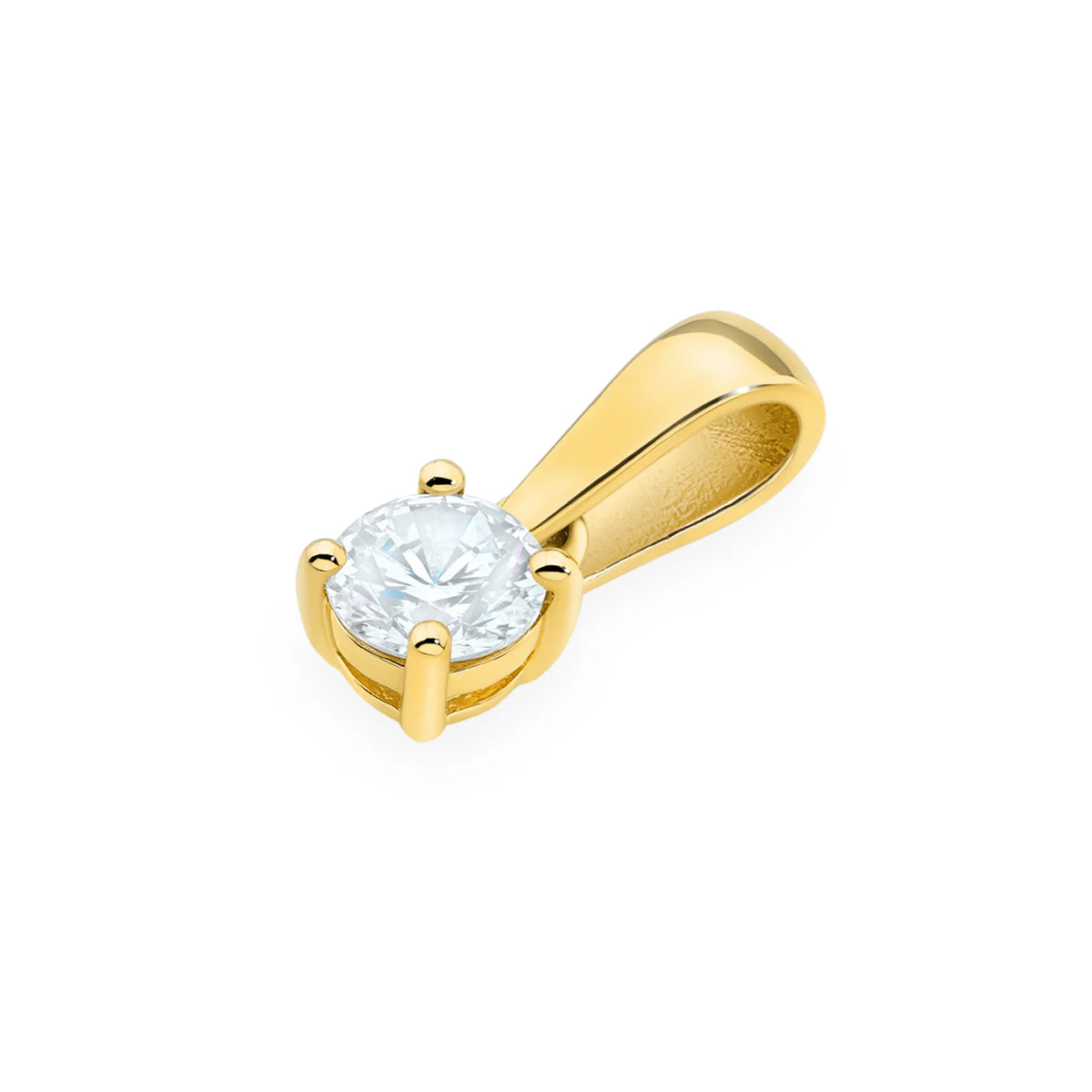 zlatý přívěsek s laboratorními diamanty z0576-ldw-01