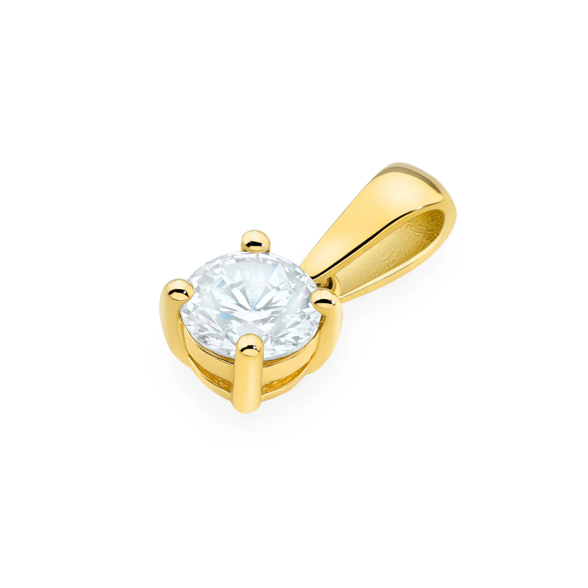 zlatý přívěsek s laboratorními diamanty z0576-ldw-04