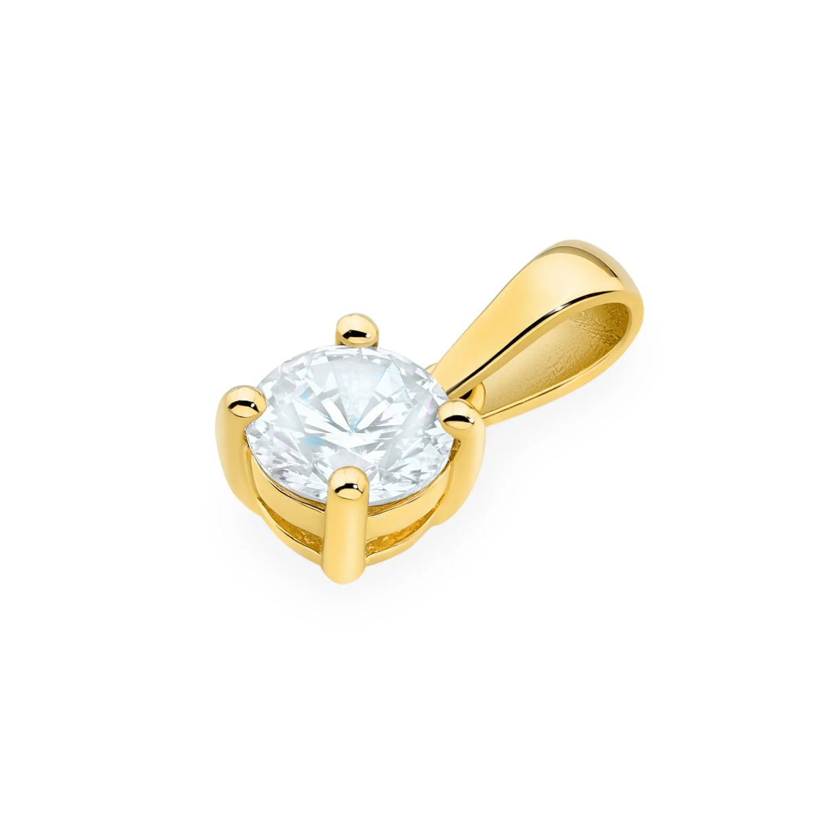 zlatý přívěsek s laboratorními diamanty z0576-ldw-05
