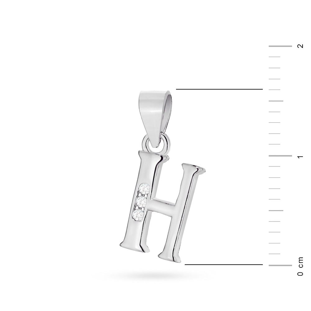 stříbrný přívěsek se zirkonem h-z703-925-s-h