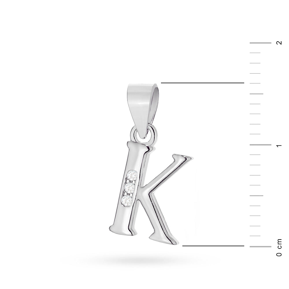 stříbrný přívěsek se zirkonem k-z703-925-s-k