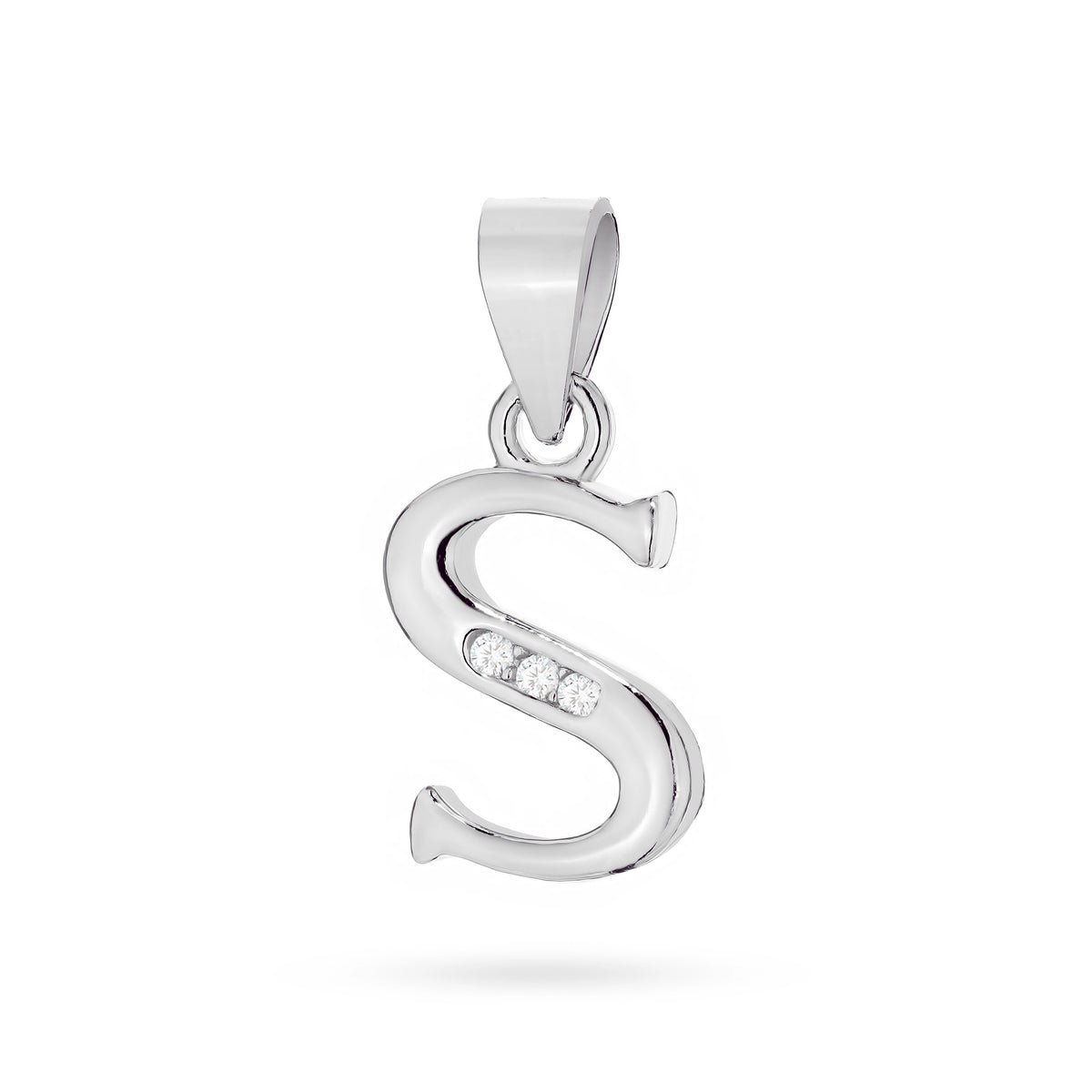 stříbrný přívěsek se zirkonem s-z703-925-s-s