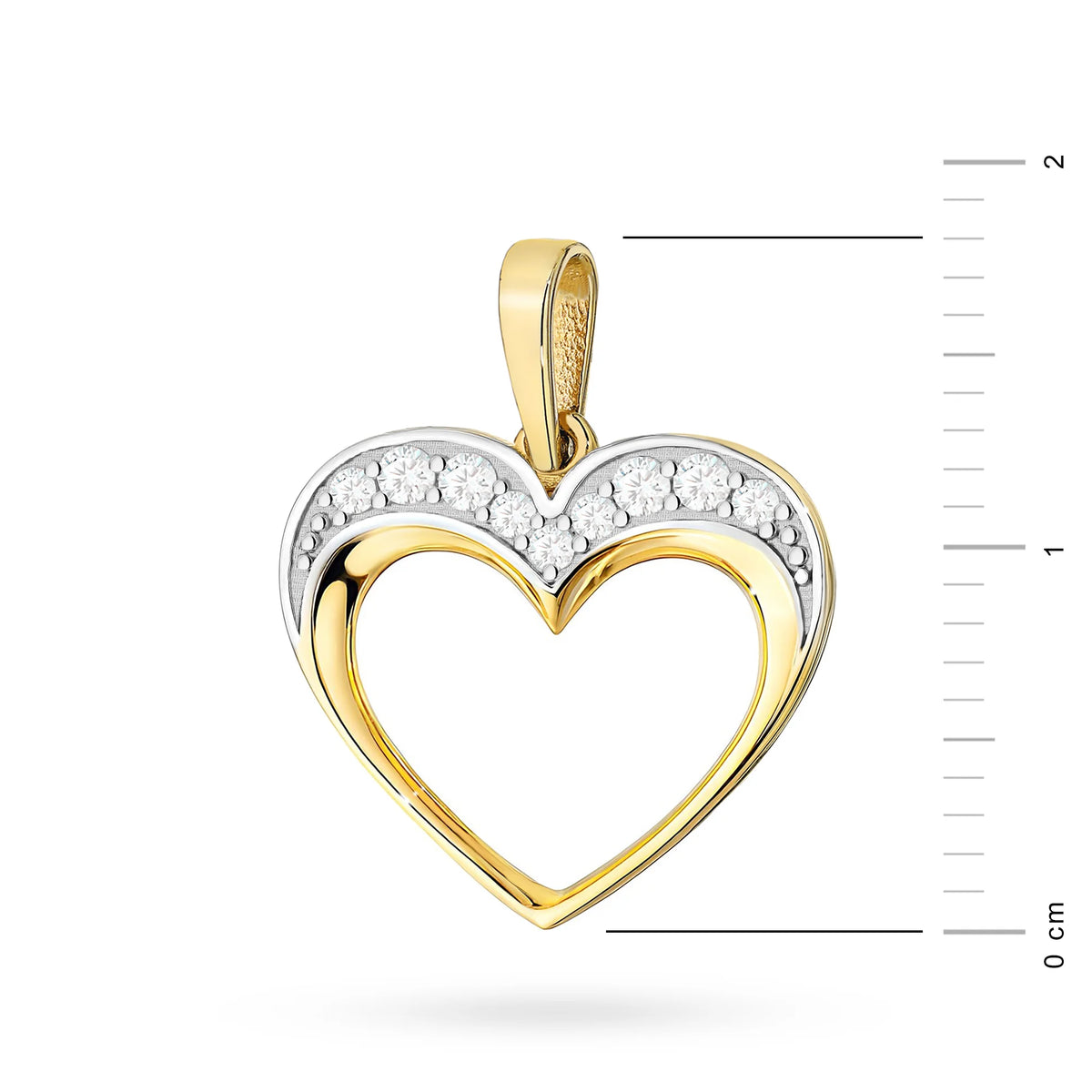 Made from high-quality 585 (14K) gold, ensuring a rich, lasting luster that will not fade over time. The pendant features 9 carefully hand-set white zirconias that catch the light from every angle, offering a diamond-like brilliance.