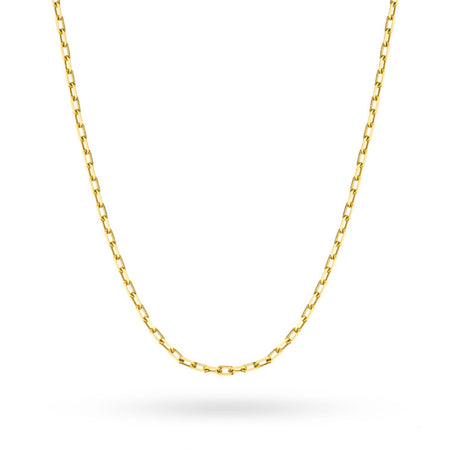 This 14-carat gold chain with a anchor weave is an exclusive accessory. Perfect for a gift.