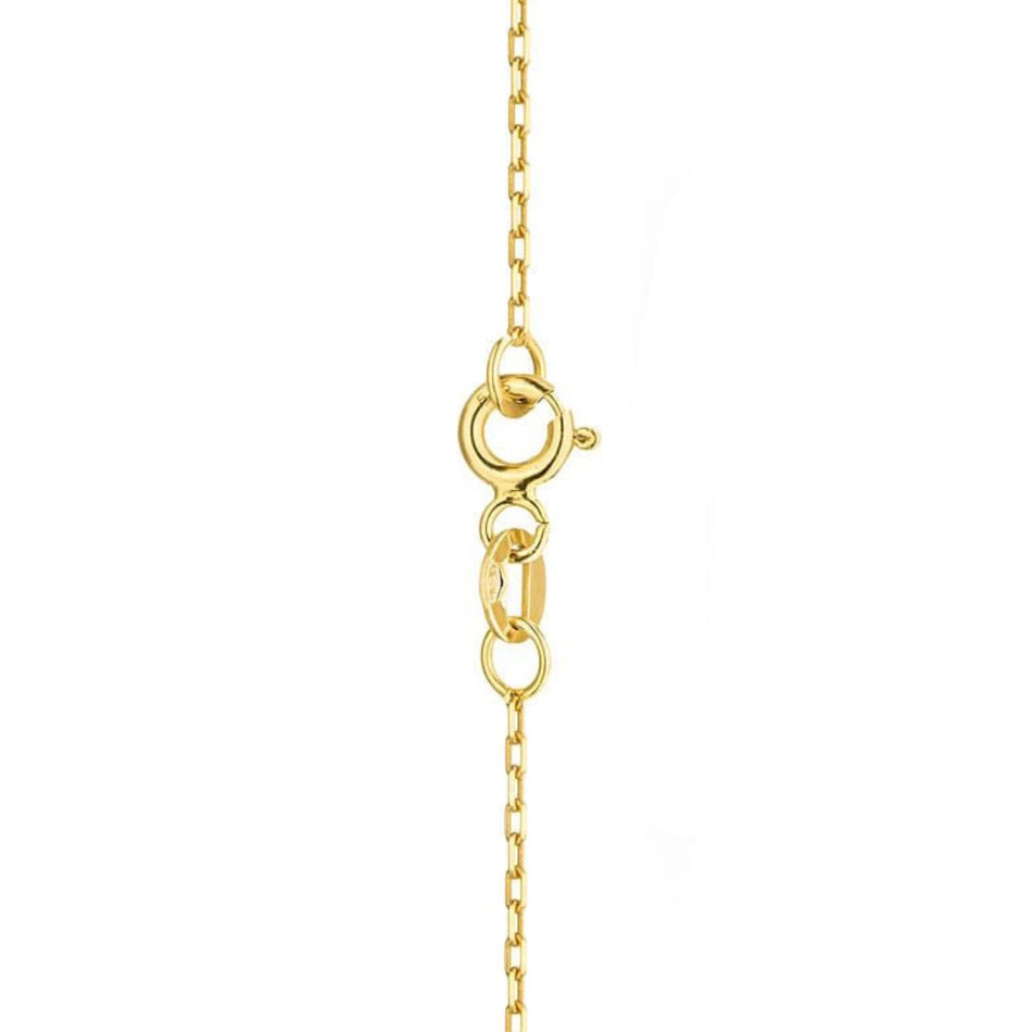 This 14-carat gold chain with a anchor weave is an exclusive accessory. Perfect for a gift.