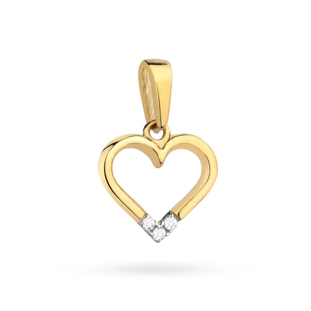 14-carat gold pendant is created by jewelers with exquisite attention to detail. Excellent choice as a gift.