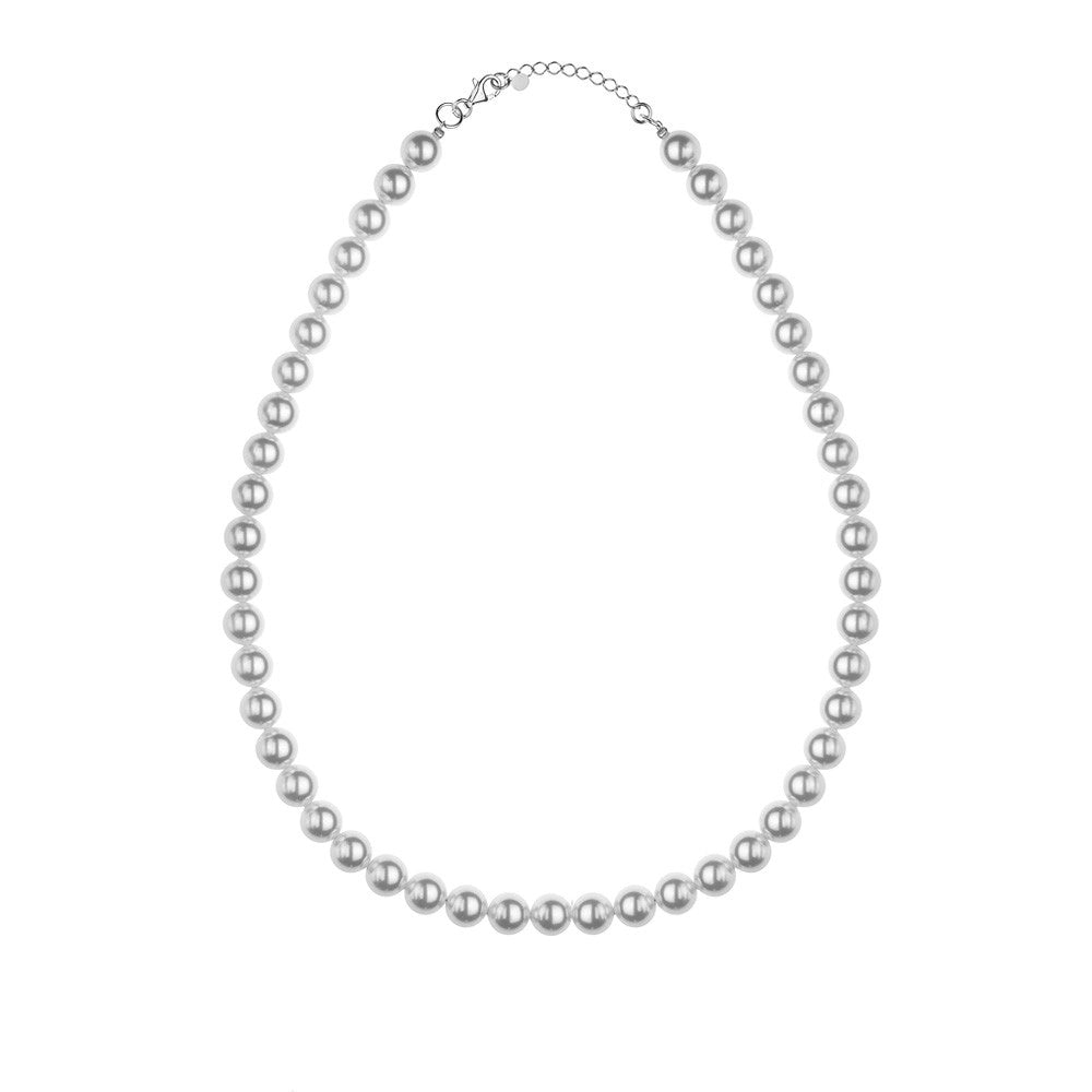 Stříbrný (925) svatební náhrdelník s perličkami Swarovski ve vintage stylu. Objednejte dárek pro maminku, přítelkyni nebo snoubenku.