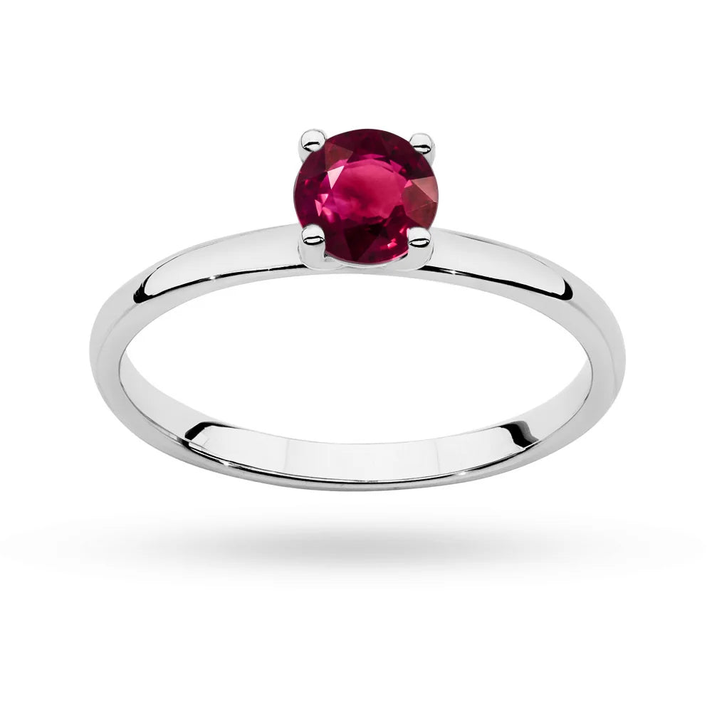 zlatý prsten s 0,60ct rubínem p149 585 r0,60