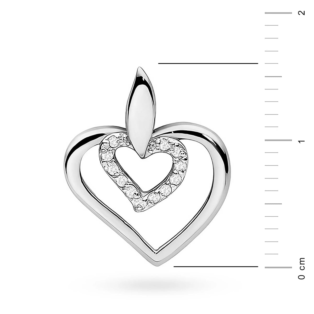 Přívěsek z 14karátového (585) zlata. Náš obchod nabízí řetízky, přívěsky, prsteny. Osazený 12 diamanty o celkové hmotnosti 0,06 ct. Jedinečný a nadčasový dárek pro ni.